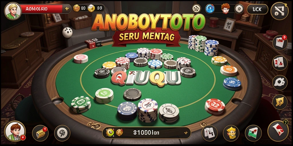 Tampilan gameplay QiuQiu yang seru di ANOBOYTOTO.