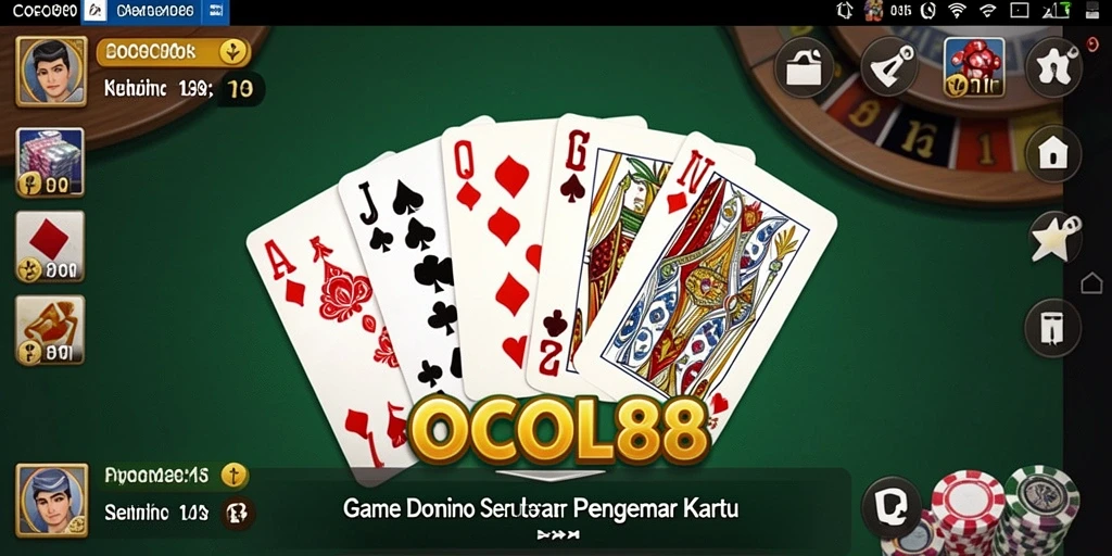 Tampilan gameplay seru dari COCOL88 saat bermain Domino.