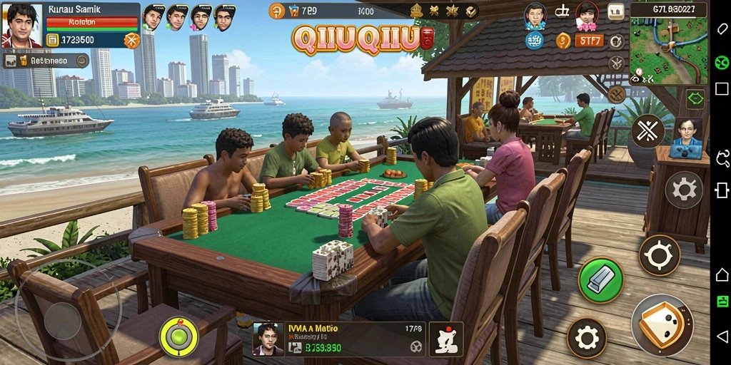 Gameplay seru QiuQiu di F7F7 dengan pemain yang kompetitif.
