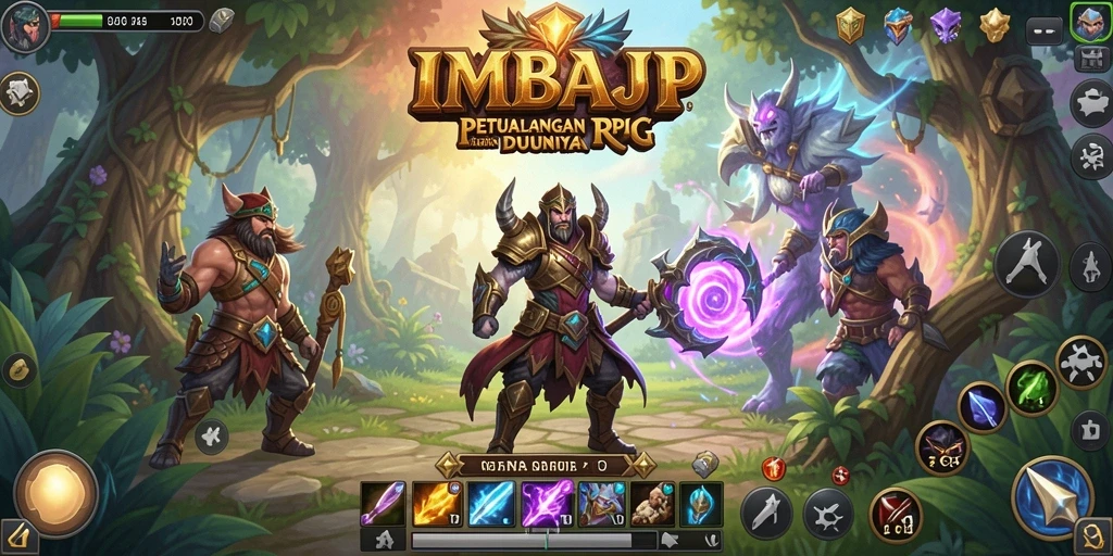 Tampilan gameplay IMBAJP yang menegangkan dan penuh aksi.