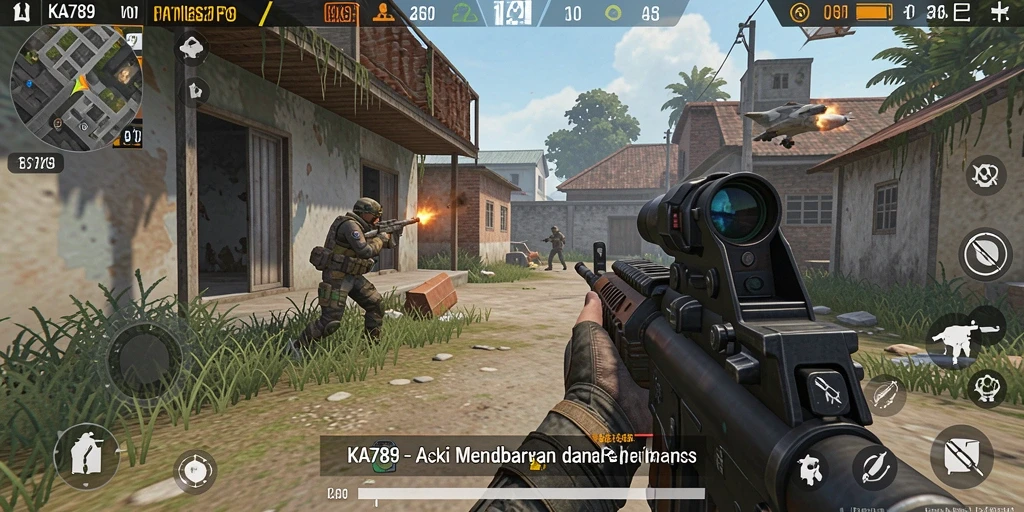 Gameplay KA789 yang mendebarkan dalam pertempuran FPS.