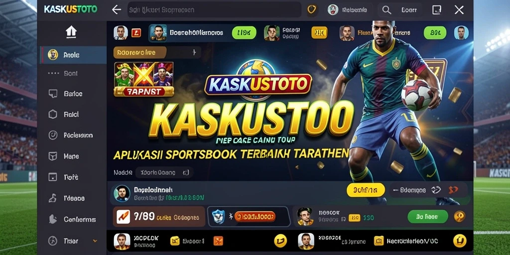Tampilan utama KASKUSTOTO dengan berbagai opsi taruhan olahraga.