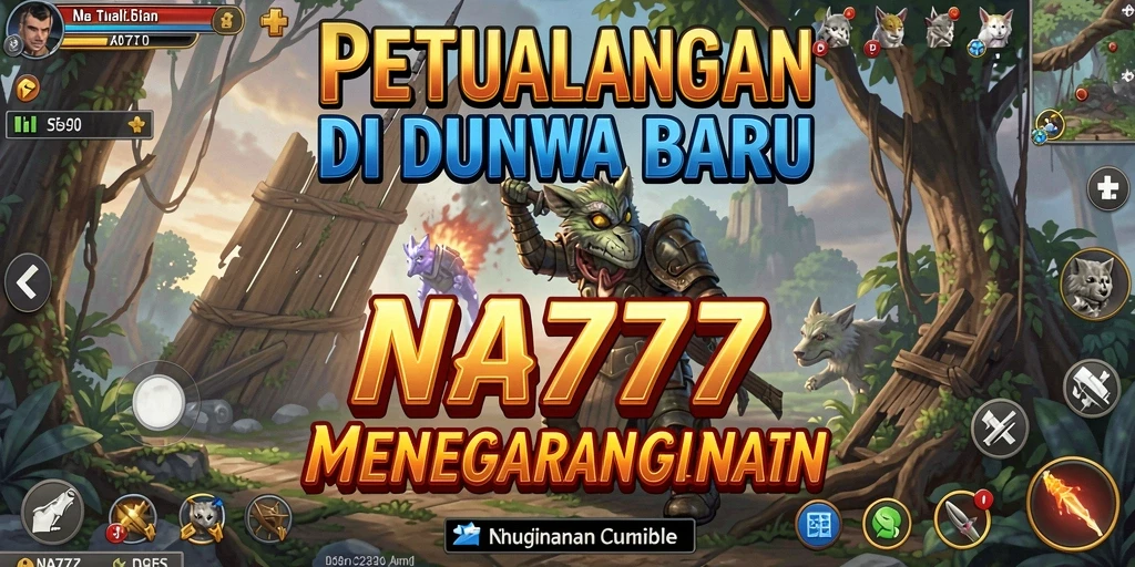 Gameplay NA777 yang seru dan menantang dalam suasana yang penuh warna.