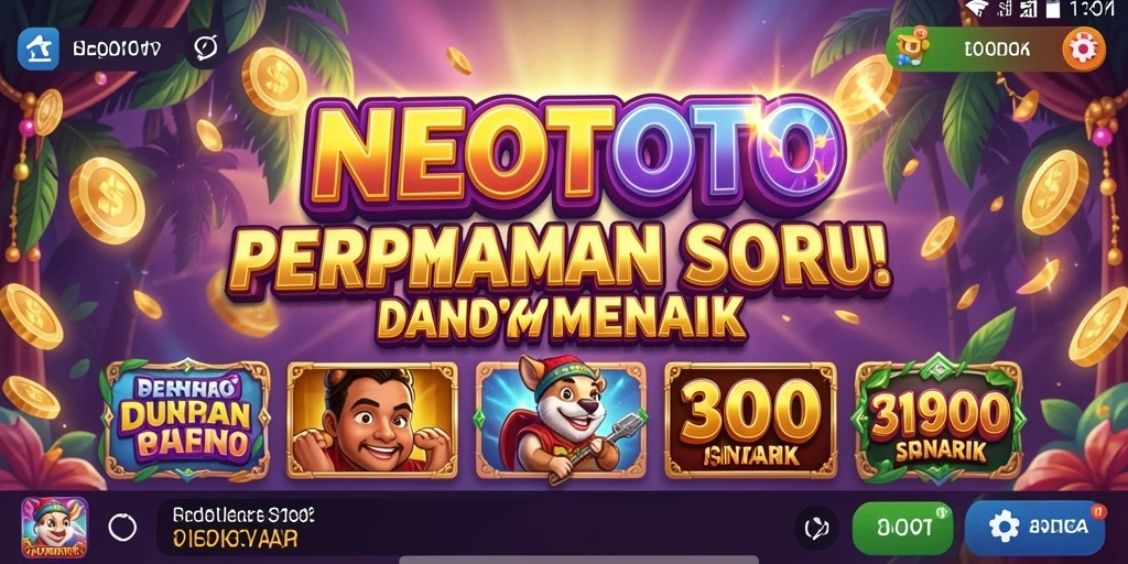 Tampilan gameplay menarik dari NEOTOTO yang memukau.