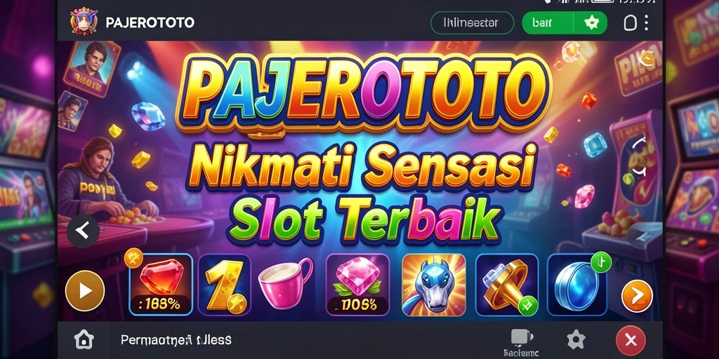 Tampilan menarik dari gameplay PAJEROTOTO yang menampilkan mesin slot.