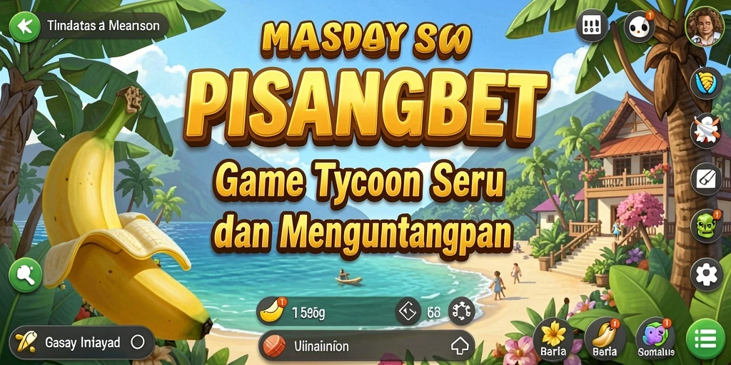 Screenshot PISANGBET menampilkan gameplay Tycoon yang interaktif.