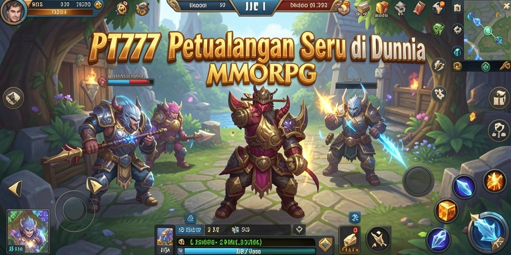 Gameplay seru dan menarik di dunia PT777 MMORPG.