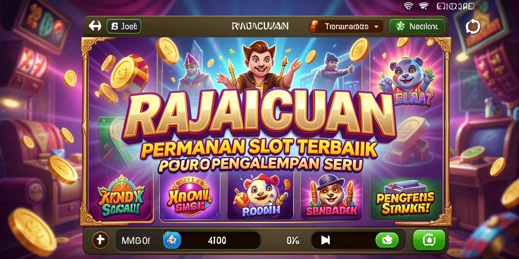 Tampilan gameplay RAJACUAN yang seru dan interaktif.