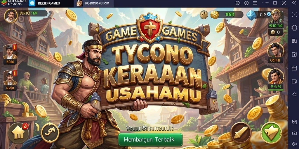 Tangkapan layar gameplay Tycoon yang dinamis dan menarik.