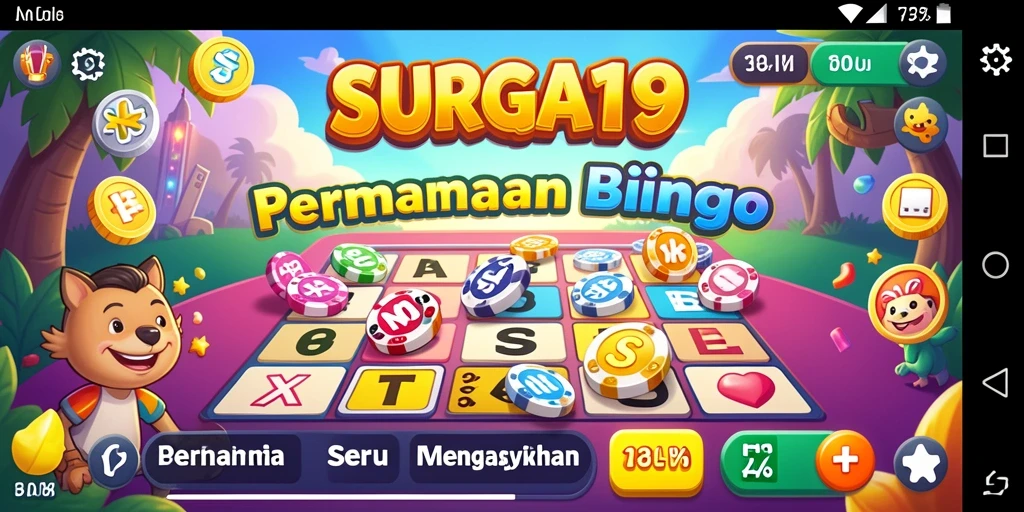 Tampilan gameplay Bingo di SURGA19 yang seru dan mengasyikkan.