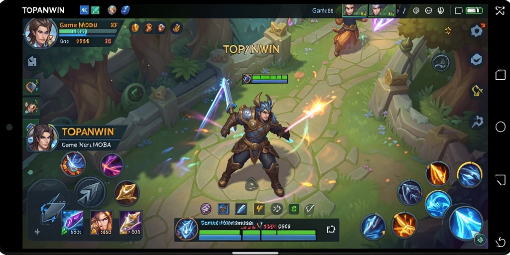 Tangkapan layar gameplay seru di arena TOPANWIN.