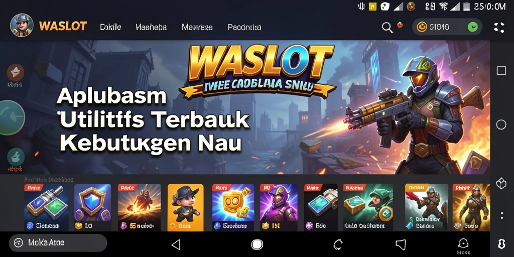Tampilan aplikasi WASLOT menampilkan fitur pengingat yang canggih dan mudah digunakan.